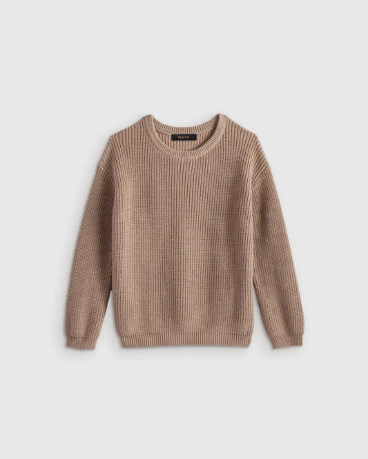 100% Organic Cotton Fisherman Tunic Sweater