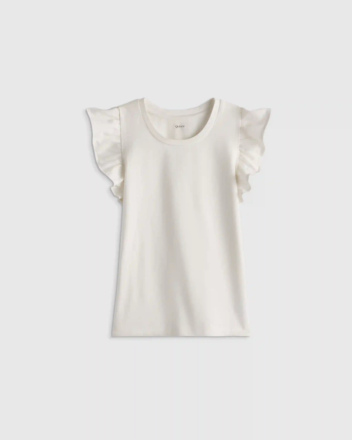 Ruffle Sleeve Organic Cotton Top