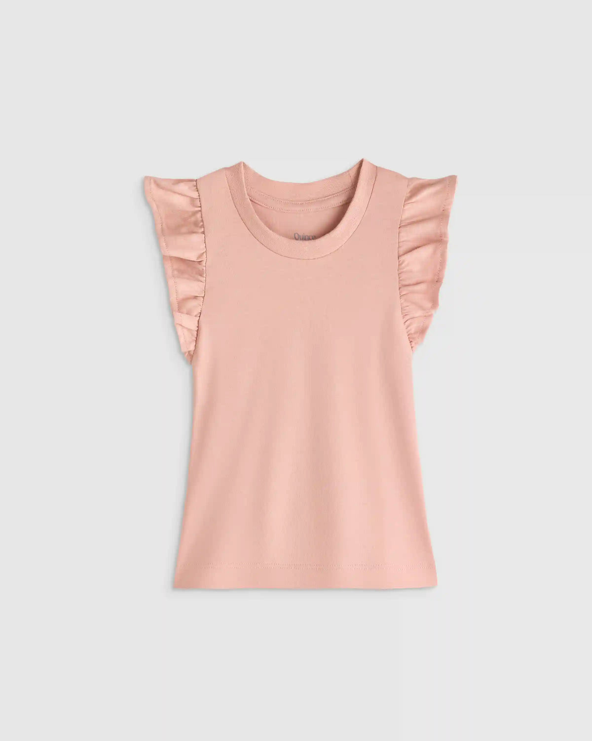 Ruffle Sleeve Organic Cotton Top