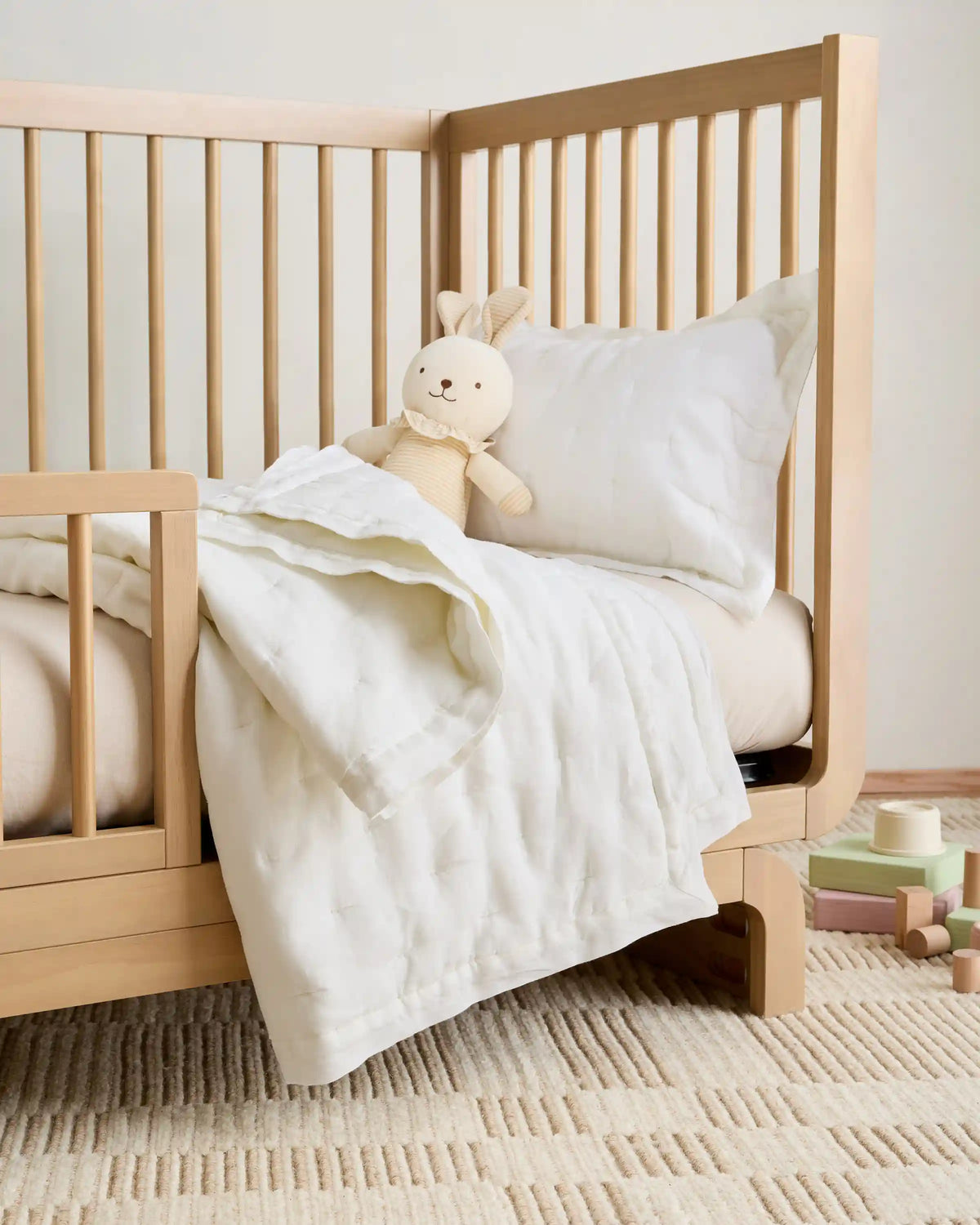 European Linen Toddler Dream Quilt