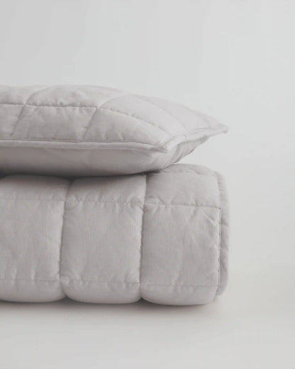 European Linen Toddler Quilt & Sham Set