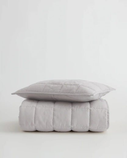 European Linen Toddler Quilt & Sham Set