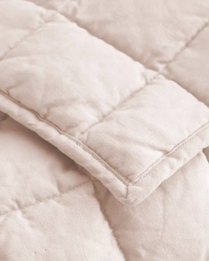 European Linen Toddler Quilt