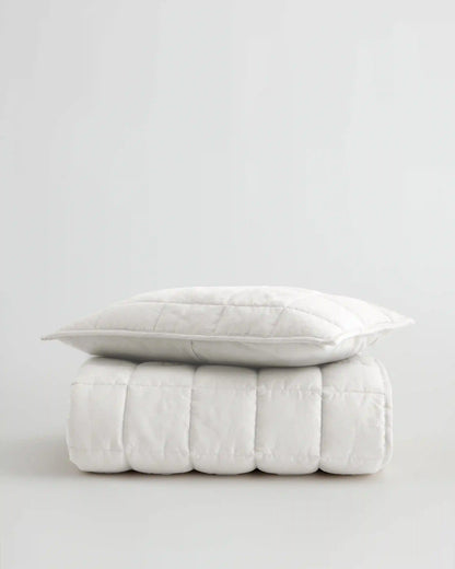 European Linen Toddler Quilt & Sham Set