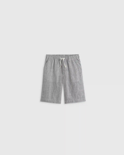 100% European Linen Pull-On Shorts