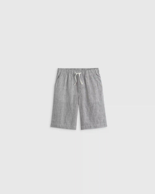 100% European Linen Pull-On Shorts