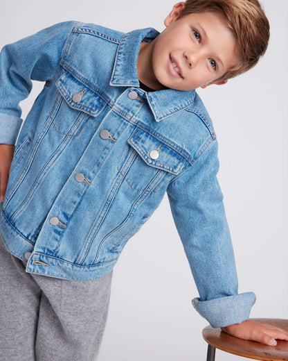 Boys 100% Organic Cotton Denim Jacket