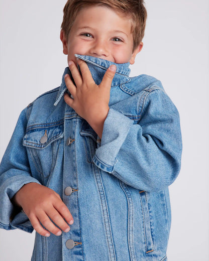 Boys 100% Organic Cotton Denim Jacket