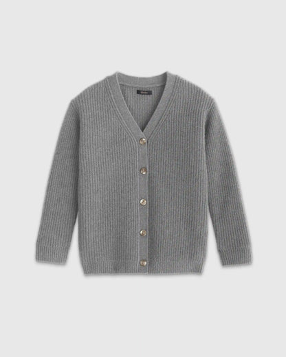 Washable Cashmere Oversized Fisherman Cardigan