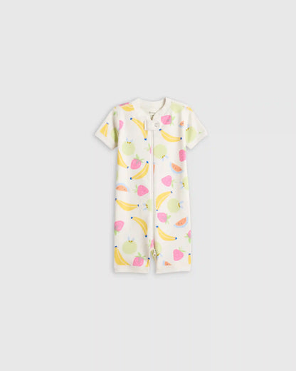 100% Organic Cotton Shortie Onesie Pajama