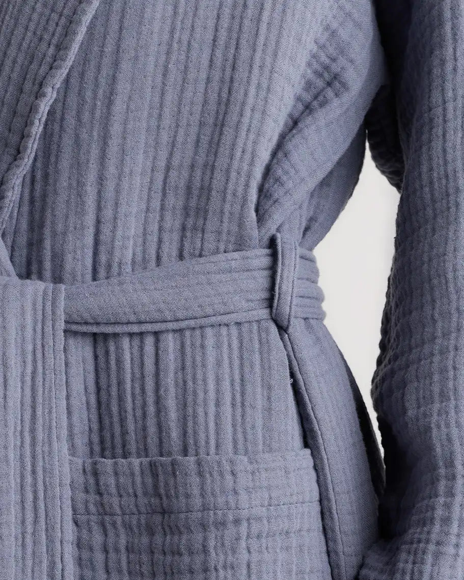 Soft Layered Turkish Cotton Robe