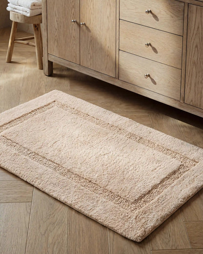 Turkish Cotton Non-Slip Bath Rug