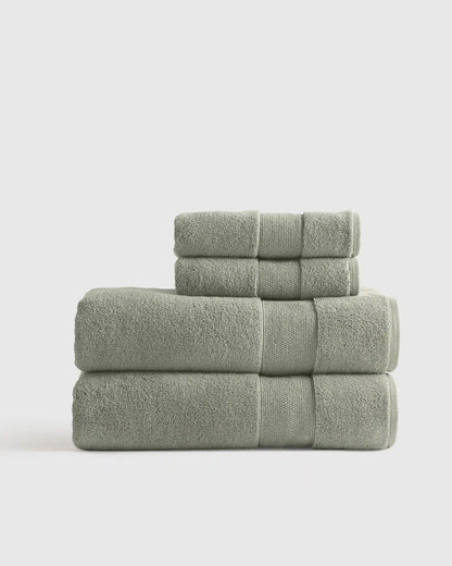 Classic Organic Turkish Cotton Bath Sheet Bundle (4 pieces)