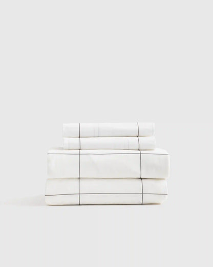 Organic Crisp Percale Sheet Set