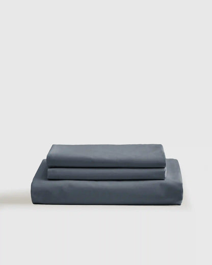 Organic Crisp Percale Fitted Sheet Set