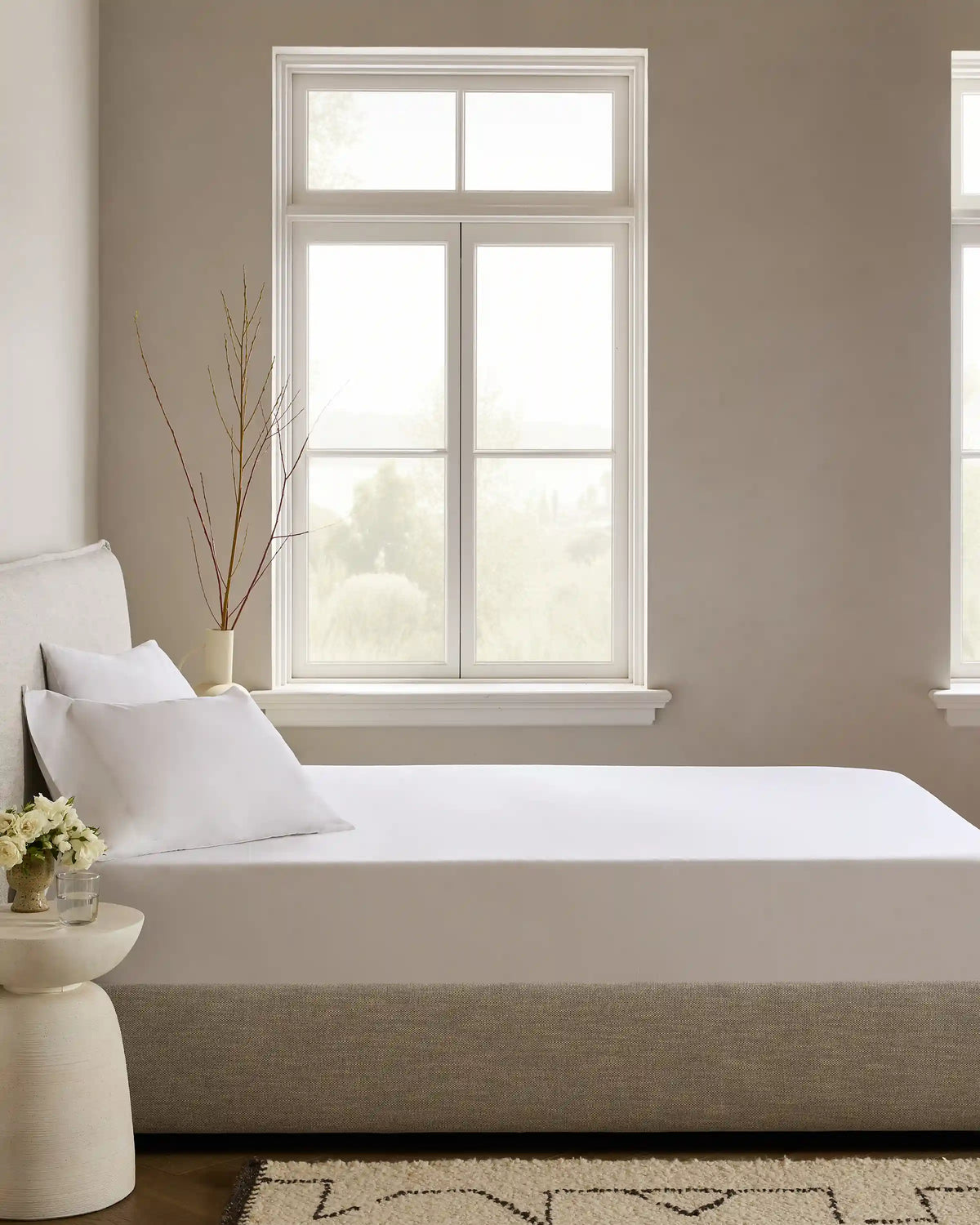 Organic Crisp Percale Fitted Sheet Set