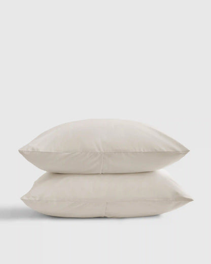 Organic Crisp Percale Sham Set