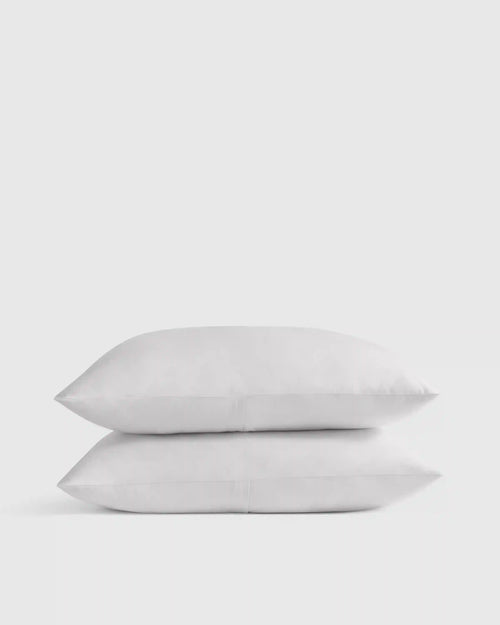 Organic Crisp Percale Sham Set