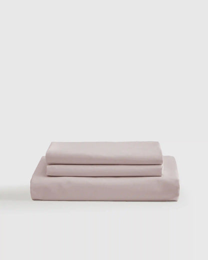 Organic Crisp Percale Fitted Sheet Set