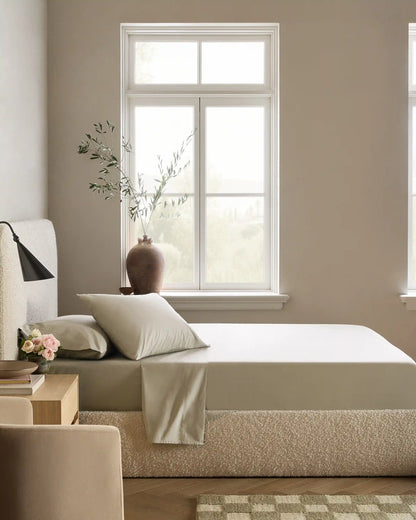 Organic Crisp Percale Pillowcase Set