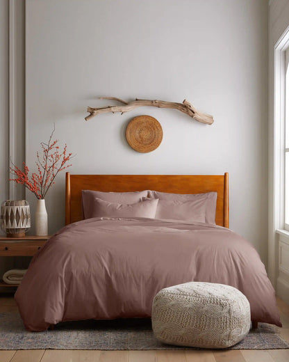 Organic Brushed Cotton Duvet Cover Set
