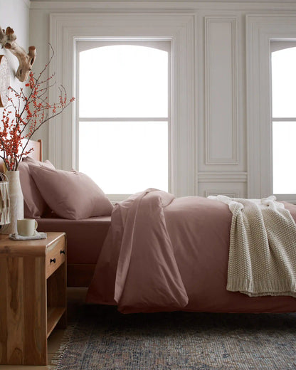 Organic Brushed Cotton Duvet Cover Set