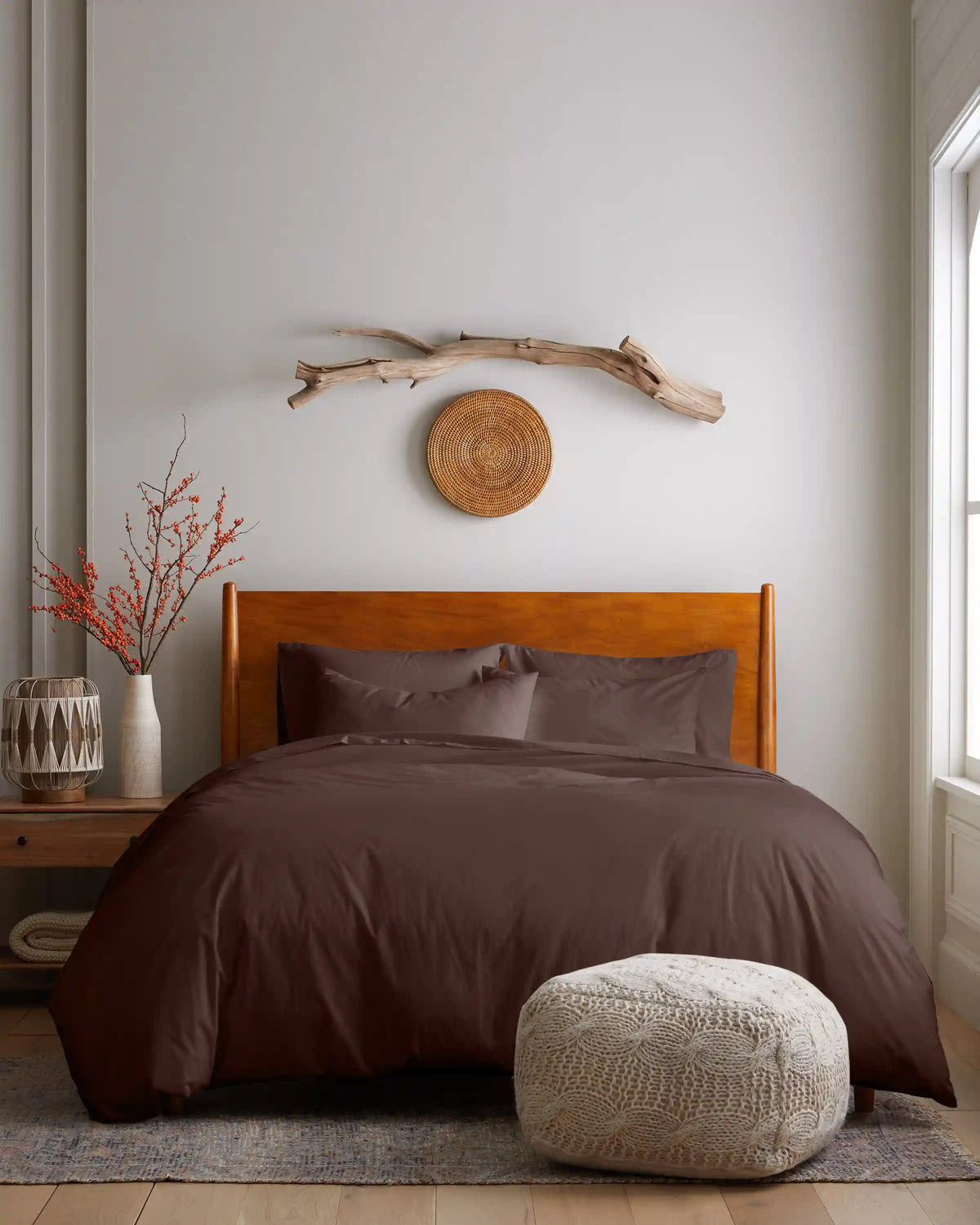 Organic Brushed Cotton Duvet Cover Set