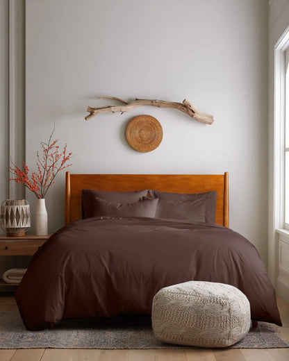 Organic Brushed Cotton Duvet Cover Set