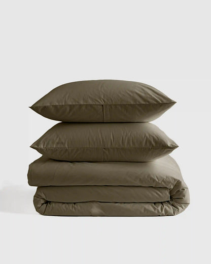 Organic Brushed Cotton Duvet Cover Set