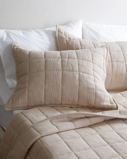 Organic Cotton Gauze Box Quilt Set