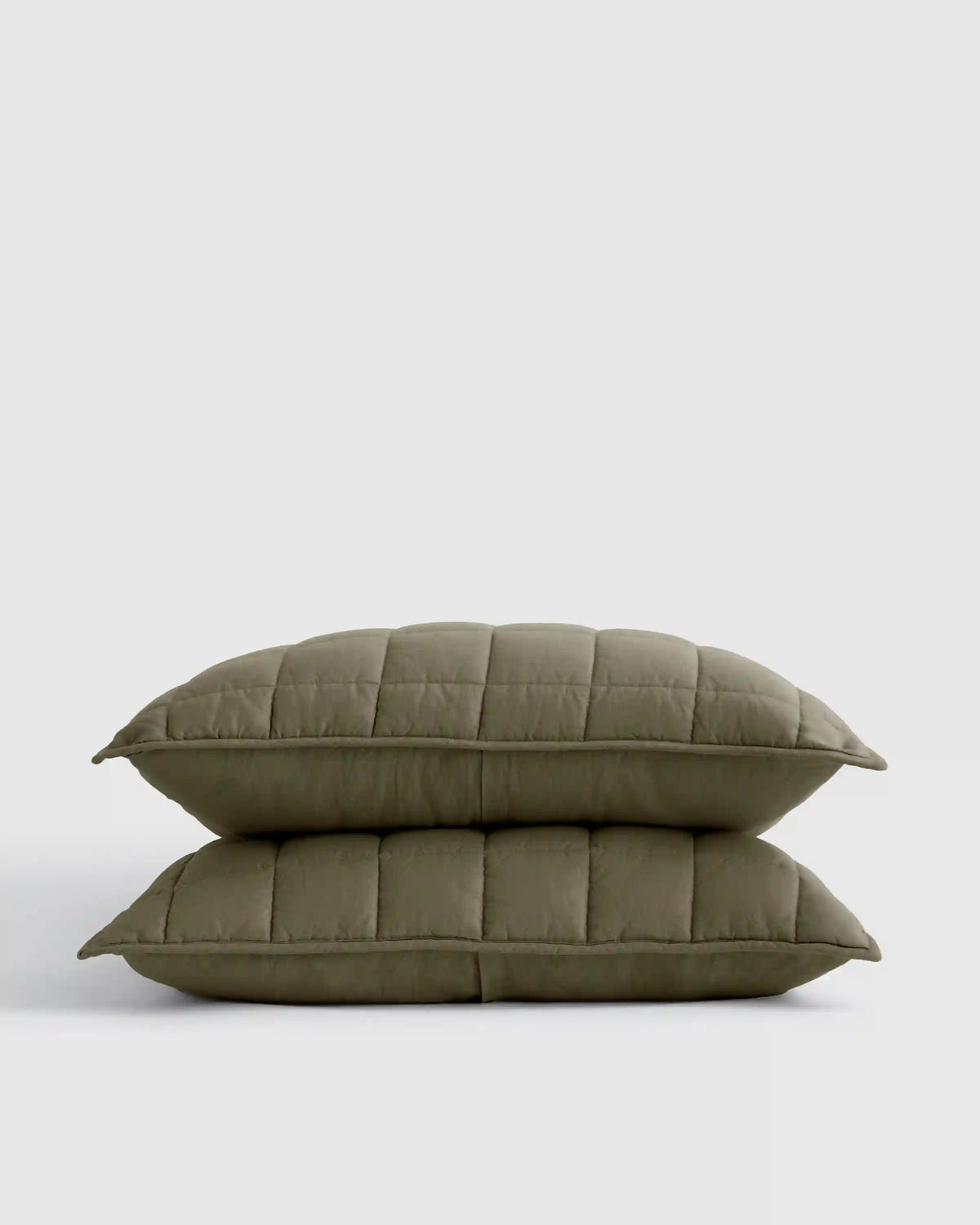 European Linen Box Quilted Sham Set