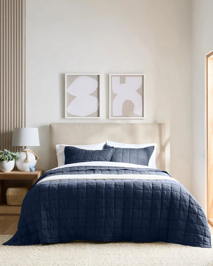 European Linen Box Quilt Set