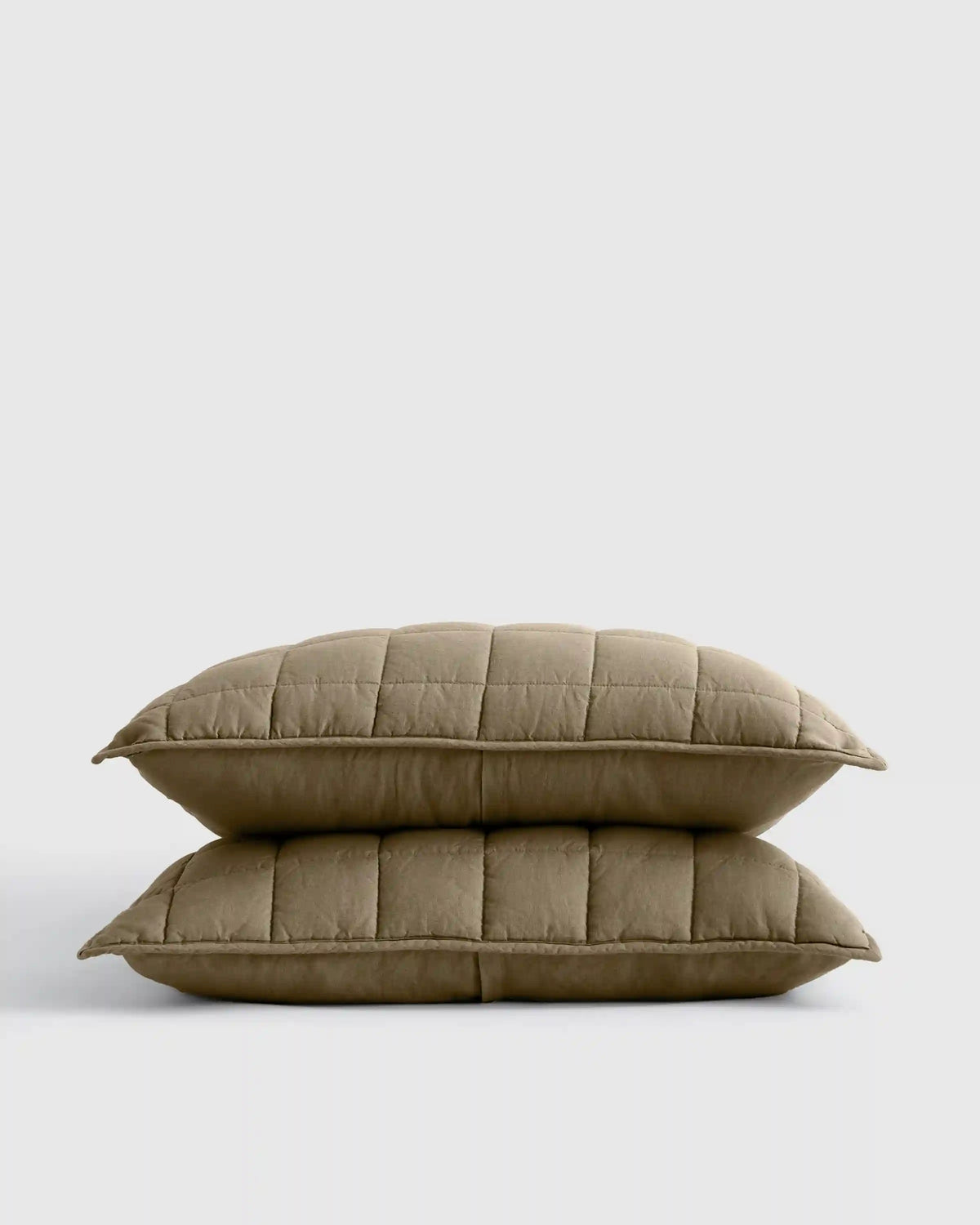 European Linen Box Quilted Sham Set