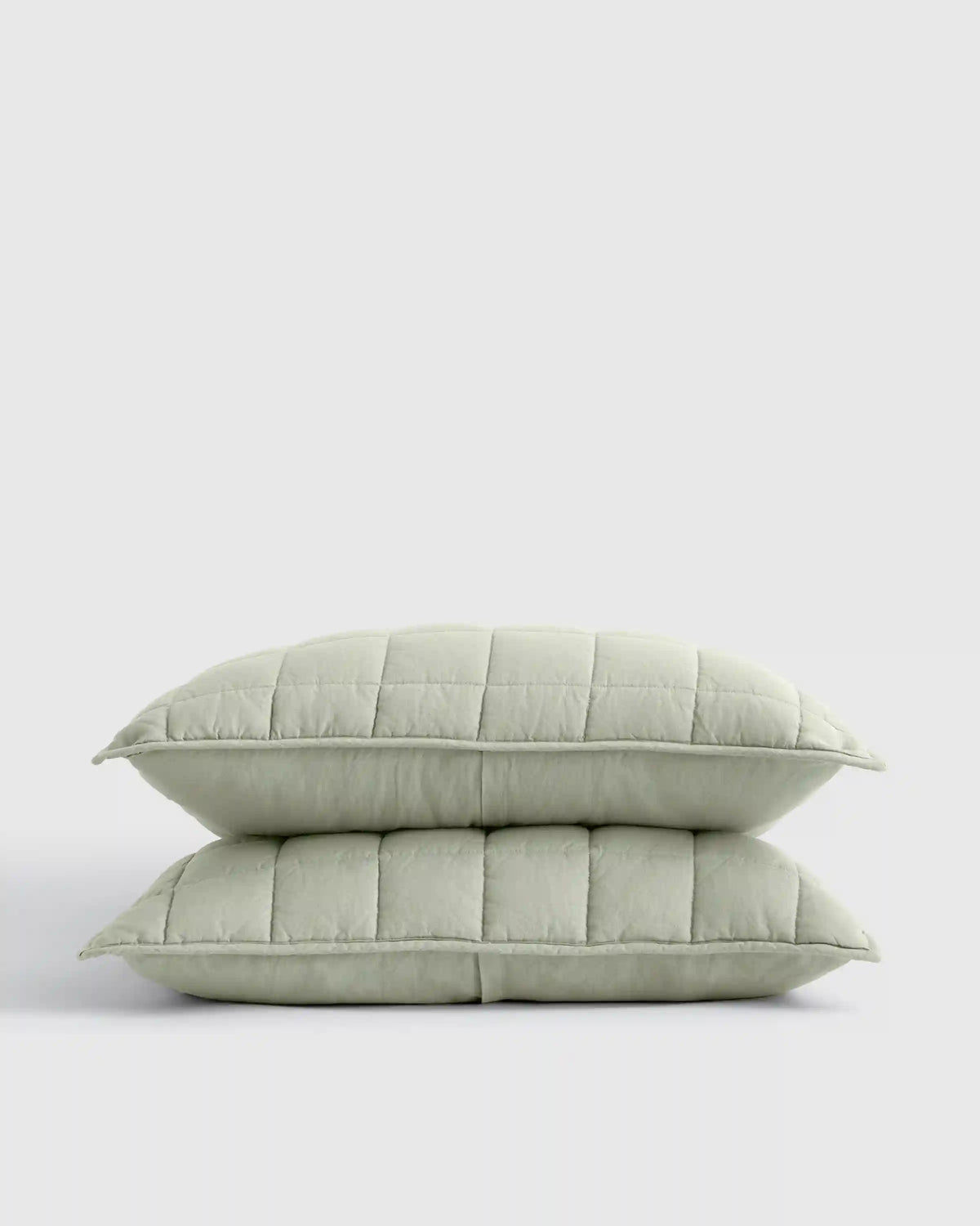 European Linen Box Quilted Sham Set