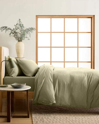 Organic Jersey Duvet Cover Set