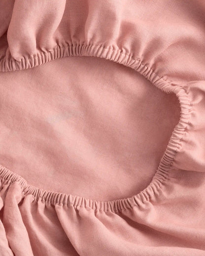 European Linen Fitted Sheet Set