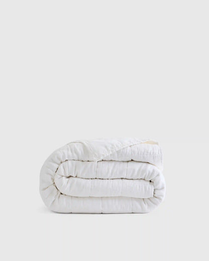 Lightweight European Linen Box Quilt
