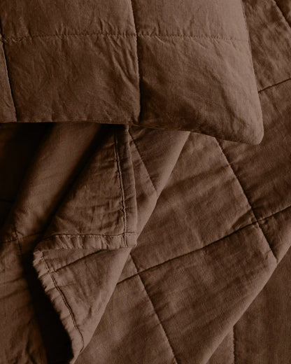 Lightweight European Linen Box Quilt