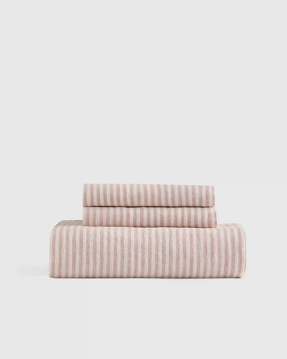 European Linen Fitted Sheet Set