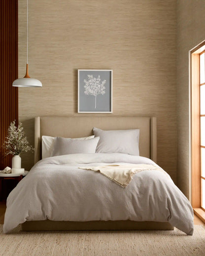 Organic Luxe Honeycomb Duvet Cover Set