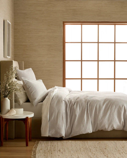 Organic Luxe Honeycomb Duvet Cover Set
