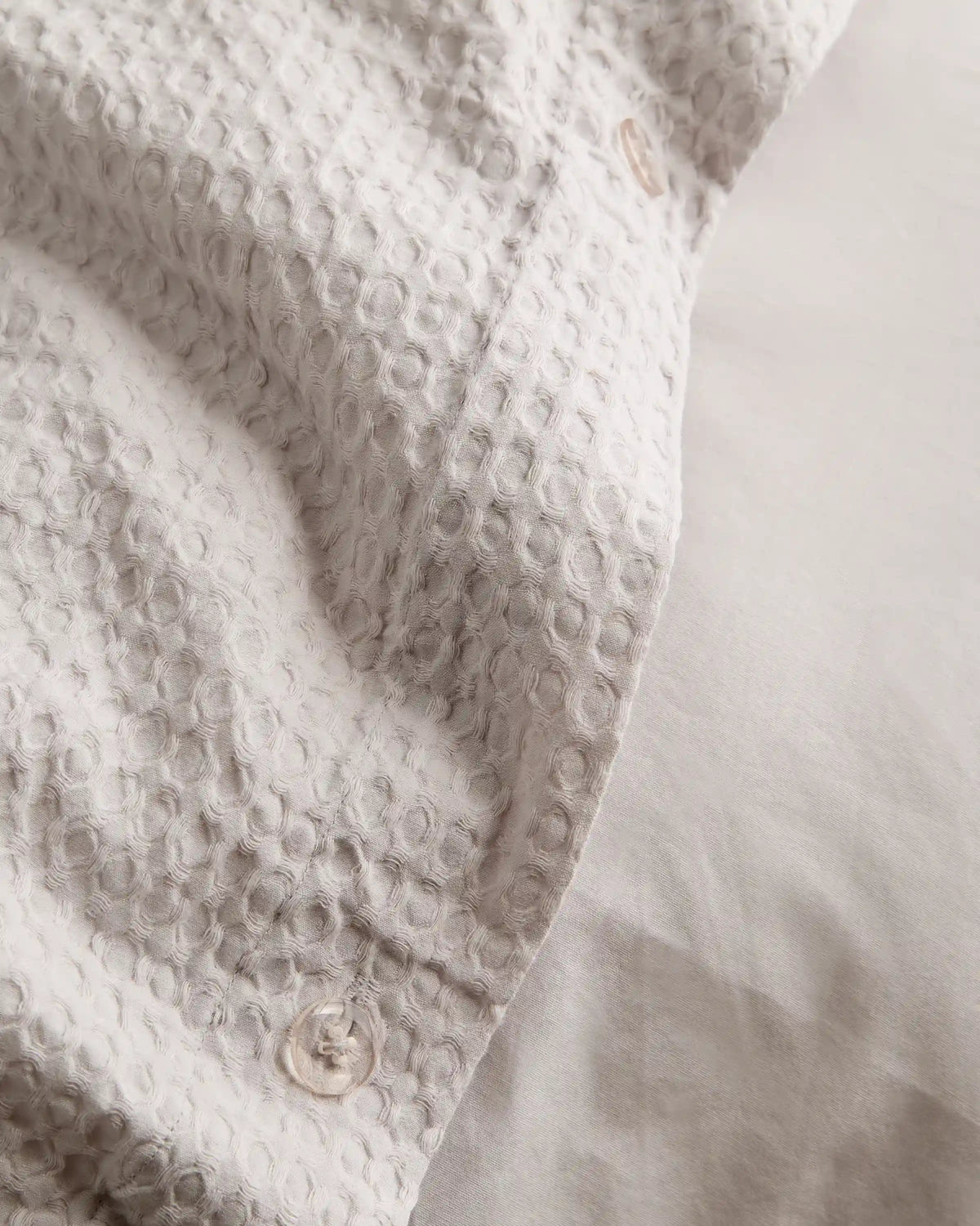 Organic Luxe Honeycomb Duvet Cover Set