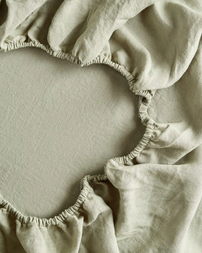 European Linen Piped Deluxe Bedding Bundle