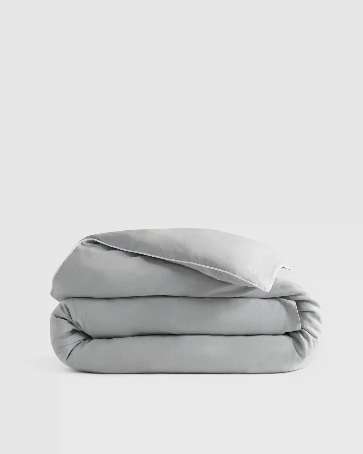 European Linen Piped Duvet Cover