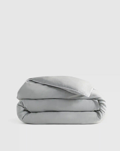 European Linen Piped Duvet Cover