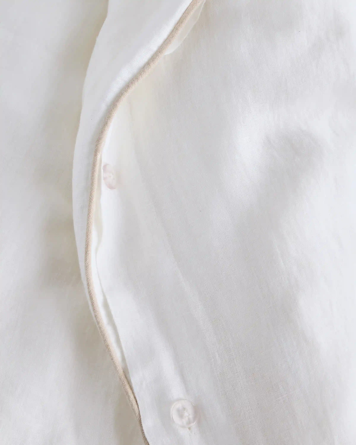 European Linen Piped Deluxe Bedding Bundle