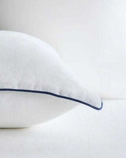 European Linen Piped Euro Sham