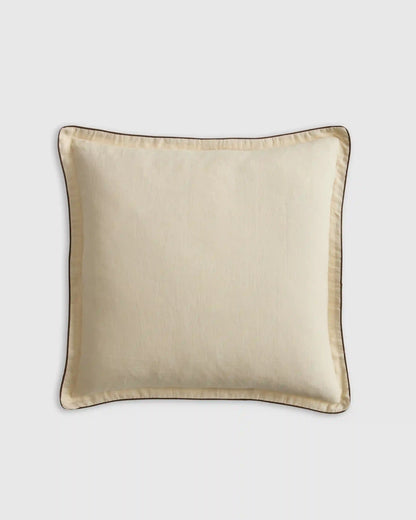 European Linen Piped Euro Sham
