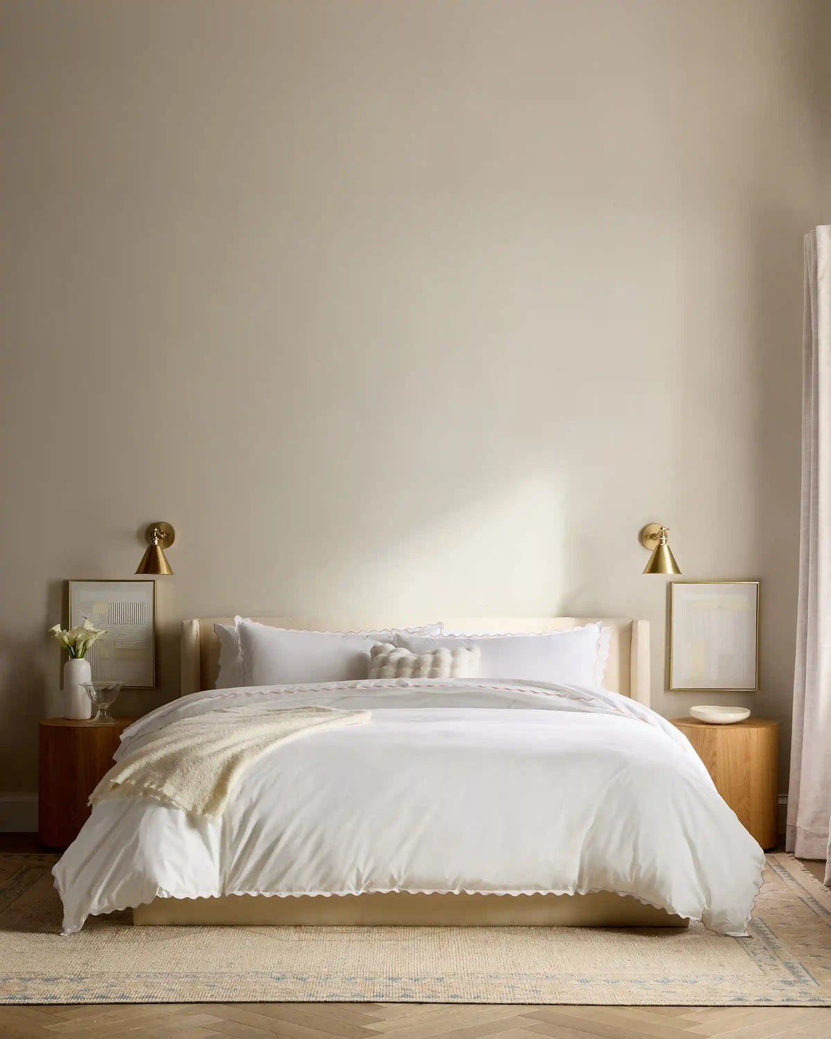 Organic Crisp Percale Duvet Cover Set