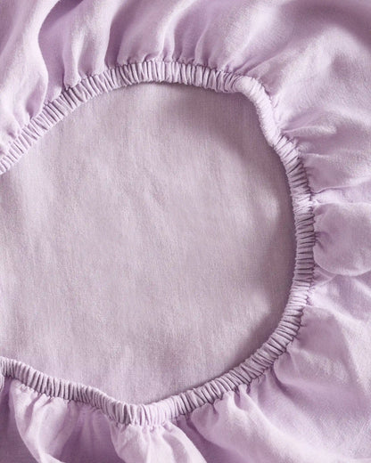 European Linen Fitted Sheet Set